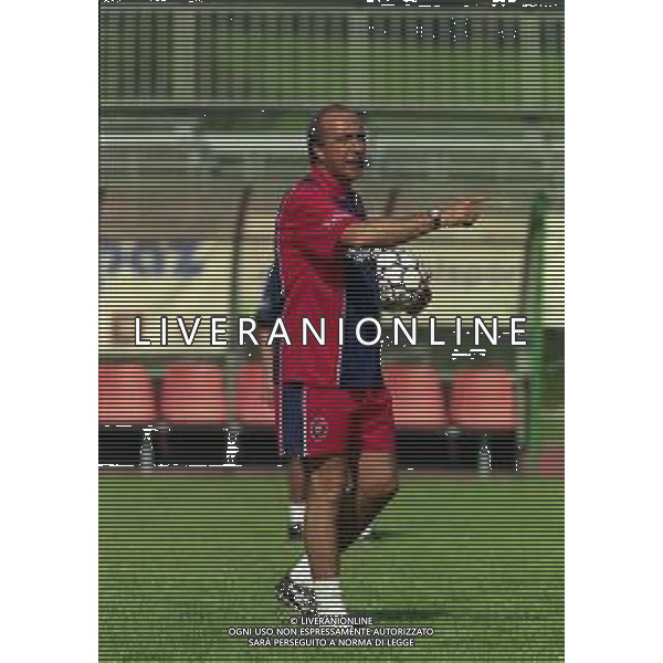 24-07-1998 ALLENAMENTO CAGLIARI CALCIO NELLA FOTO GIAN PIERO VENTURA ALLENATORE CAGLIARI AG ALDO LIVERANI SAS