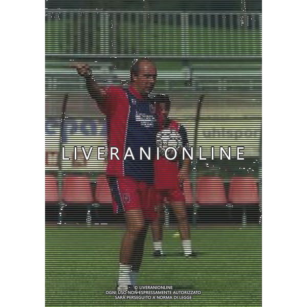 24-07-1998 ALLENAMENTO CAGLIARI CALCIO NELLA FOTO GIAN PIERO VENTURA ALLENATORE CAGLIARI AG ALDO LIVERANI SAS