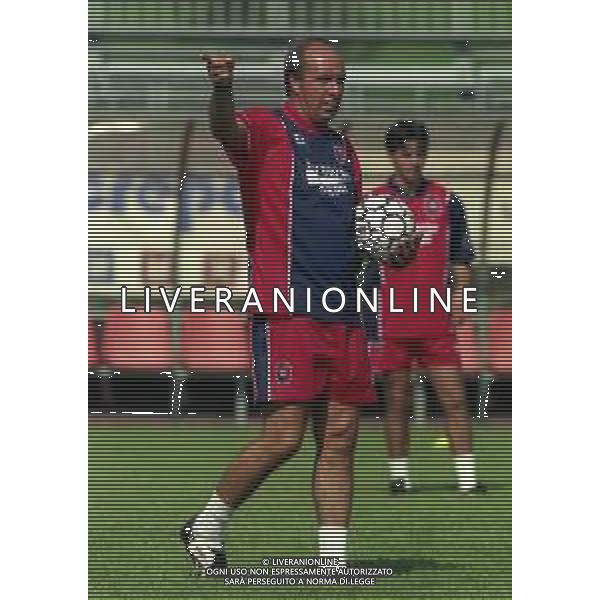 24-07-1998 ALLENAMENTO CAGLIARI CALCIO NELLA FOTO GIAN PIERO VENTURA ALLENATORE CAGLIARI AG ALDO LIVERANI SAS