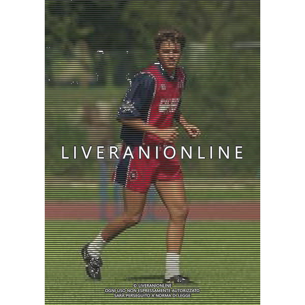 24-07-1998 ALLENAMENTO CAGLIARI CALCIO NELLA FOTO ANDREA PISANO AG ALDO LIVERANI SAS