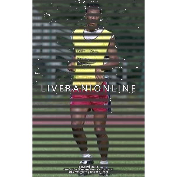 24-07-1998 ALLENAMENTO CAGLIARI CALCIO NELLA FOTO JONATHAN ZEBINA AG ALDO LIVERANI SAS