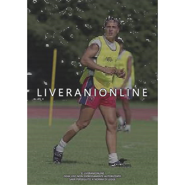 24-07-1998 ALLENAMENTO CAGLIARI CALCIO NELLA FOTO ROBERTO MUZZI AG ALDO LIVERANI SAS