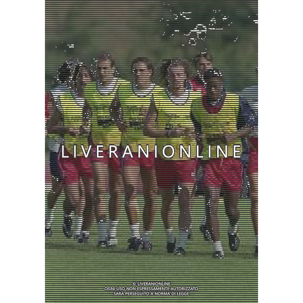 24-07-1998 ALLENAMENTO CAGLIARI CALCIO NELLA FOTO MOHAMED KALLON AG ALDO LIVERANI SAS