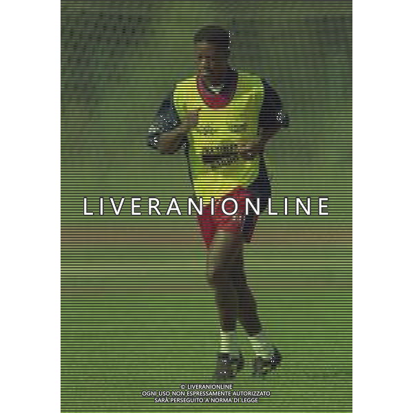 24-07-1998 ALLENAMENTO CAGLIARI CALCIO NELLA FOTO MOHAMED KALLON AG ALDO LIVERANI SAS