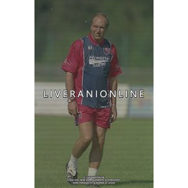 24-07-1998 ALLENAMENTO CAGLIARI CALCIO NELLA FOTO GIAN PIERO VENTURA ALLENATORE CAGLIARI AG ALDO LIVERANI SAS