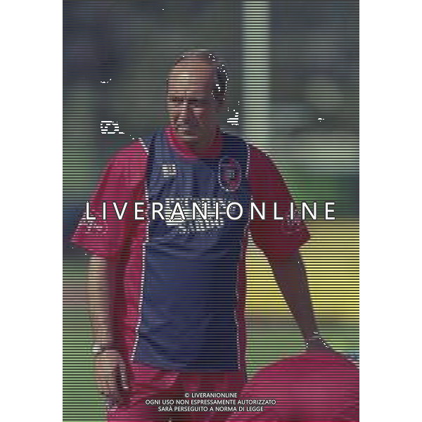 24-07-1998 ALLENAMENTO CAGLIARI CALCIO NELLA FOTO GIAN PIERO VENTURA ALLENATORE CAGLIARI AG ALDO LIVERANI SAS