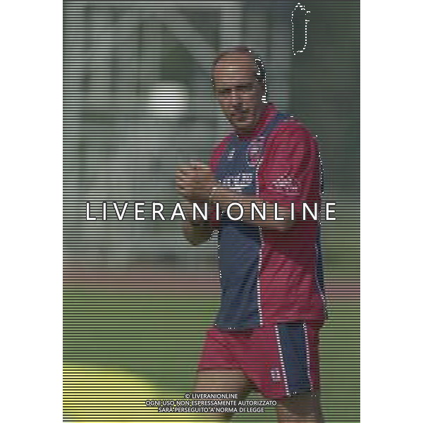 24-07-1998 ALLENAMENTO CAGLIARI CALCIO NELLA FOTO GIAN PIERO VENTURA ALLENATORE CAGLIARI AG ALDO LIVERANI SAS