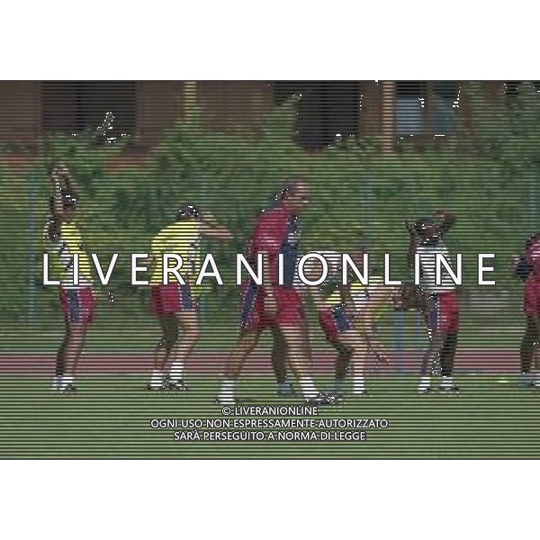 24-07-1998 ALLENAMENTO CAGLIARI CALCIO NELLA FOTO GIAN PIERO VENTURA ALLENATORE CAGLIARI AG ALDO LIVERANI SAS 