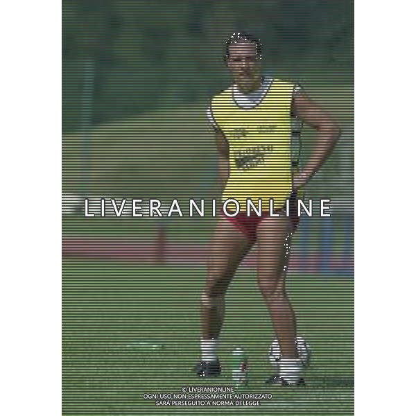 24-07-1998 ALLENAMENTO CAGLIARI CALCIO NELLA FOTO ROBERTO MUZZI AG ALDO LIVERANI SAS
