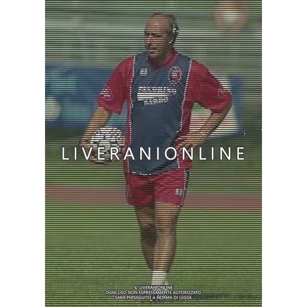 24-07-1998 ALLENAMENTO CAGLIARI CALCIO NELLA FOTO GIAN PIERO VENTURA ALLENATORE CAGLIARI AG ALDO LIVERANI SAS