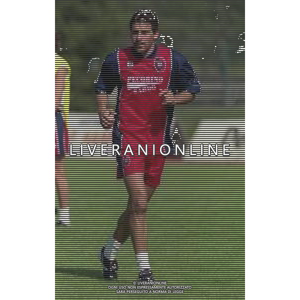 24-07-1998 ALLENAMENTO CAGLIARI CALCIO NELLA FOTO FABIAN O\'NEILL AG ALDO LIVERANI SAS