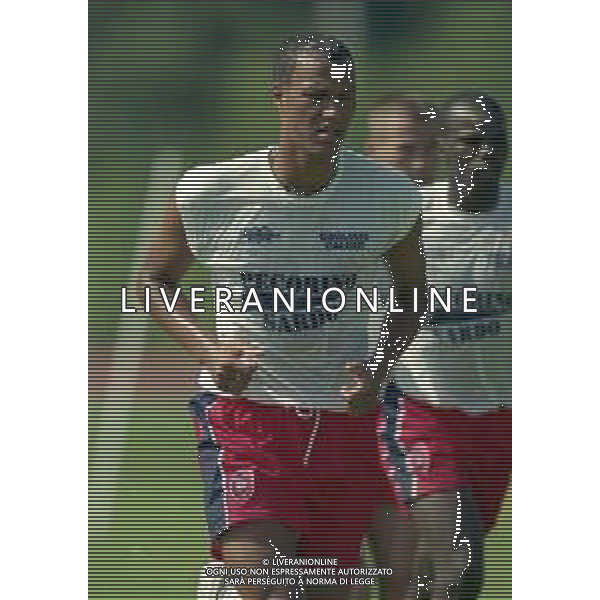 24-07-1998 ALLENAMENTO CAGLIARI CALCIO NELLA FOTO JONATHAN ZEBINA AG ALDO LIVERANI SAS