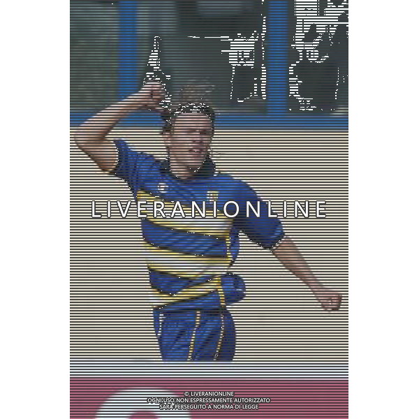 PADOVA 14/08/2005 TIM CUP 2005/06 PADOVA-PARMA NELLA FOTO:ESULTA DEDIC DOPO AVER SEGNATO GOL DELLA VITTORIA FOTO PAOLA GARBUIO/ALDO LIVERANI s.a.s
