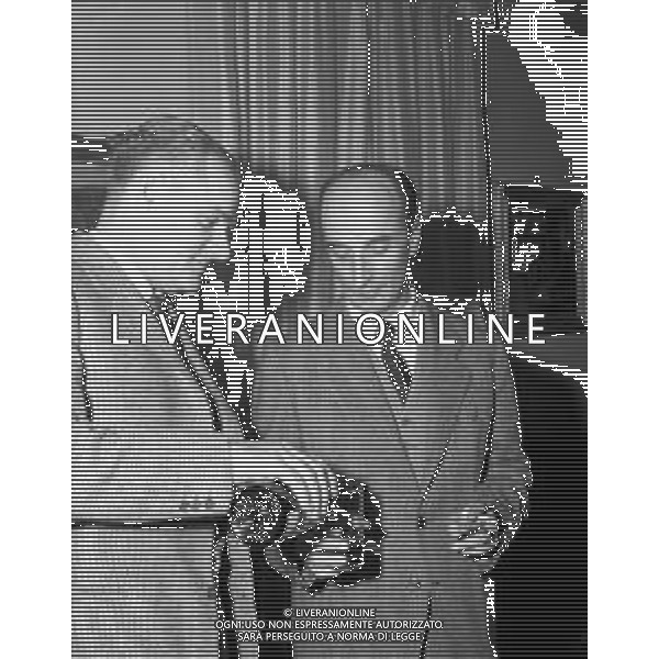 ALBERTO MORAVIA SCRITTORE ITALIANO - RETROSPETTIVA NELLA FOTO NEL 1950 CON ALBERTO CAROCCI ©Archivio Giovanni Liverani / AG. ALDO LIVERANI SAS
