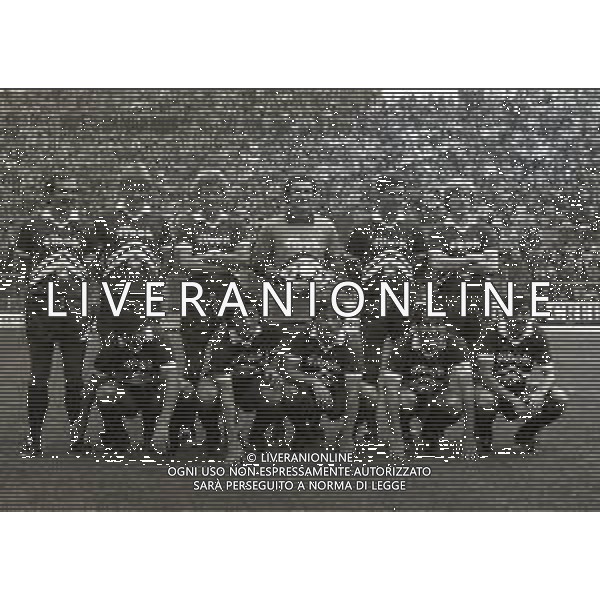 16-10-1983 BERGAMO CAMPIONATO DI CALCIO SERIE B ATALANTA AREZZO 1-1 NELLA FOTO FORMAZIONE AREZZO 1983-1984 AG ALDO LIVERANI SAS
