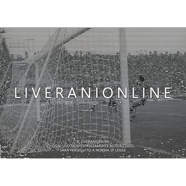 16-10-1983 BERGAMO CAMPIONATO DI CALCIO SERIE B ATALANTA AREZZO 1-1 NELLA FOTO AUTOGOAL GIORGIO MAGNOCAVALLO AG ALDO LIVERANI SAS