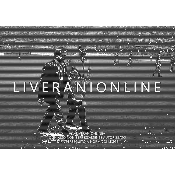 16-10-1983 BERGAMO CAMPIONATO DI CALCIO SERIE B ATALANTA AREZZO 1-1 NELLA FOTO ANTONIO ANGELILLO ALLENATORE AREZZO CALCIO AG ALDO LIVERANI SAS