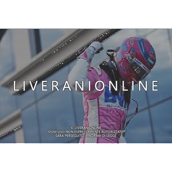 Lance Stroll (CDN) Racing Point F1 Team celebrates his pole position in qualifying parc ferme. 14.11.2020. Formula 1 World Championship, Rd 14, Turkish Grand Prix, Istanbul, Turkey, Qualifying Day. - www.xpbimages.com, EMail: requests@xpbimages.com © Copyright: Batchelor / XPB Images/AGENZIA ALDO LIVERANI SAS - ITALY ONLY EDITORIAL USE ONLY