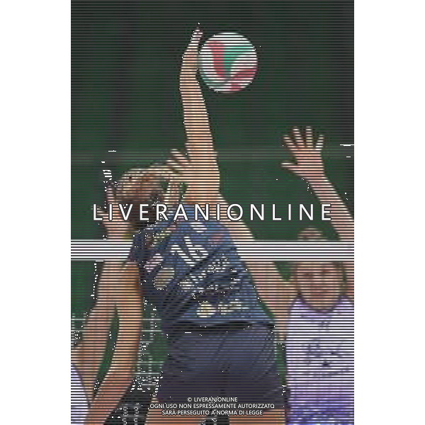 Il Bisonte Firenze vs VBC Epiu Casalmaggiore - Volleyball Italian Serie A1 Women match 2020/2021, 14 November 2020 Mandela Forum, florence, Italy Photo showing: VASILEVA ELITSA (VBC E\'Piu Casalmaggiore) spike @LM/Filippo Tomasi / AGENZIA ALDO LIVERANI SAS