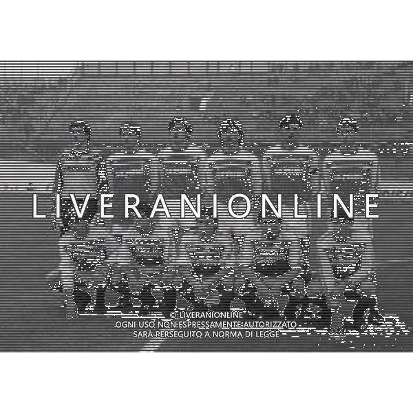 11-11-1984 VARESE CAMPIONATO DI CALCIO SERIE B VARESE EMPOLI 2-0 NELLA FOTO LA FORMAZIONE DEL VARESE CALCIO 1984-1985 AG ALDO LIVERANI SAS