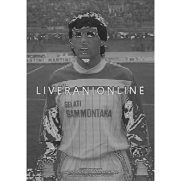 11-11-1984 VARESE CAMPIONATO DI CALCIO SERIE B VARESE EMPOLI 2-0 NELLA FOTO FRANCESCO DELLA MONICA AG ALDO LIVERANI SAS