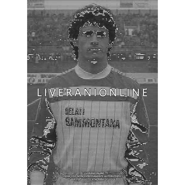 11-11-1984 VARESE CAMPIONATO DI CALCIO SERIE B VARESE EMPOLI 2-0 NELLA FOTO ADELINO ZENNARO AG ALDO LIVERANI SAS