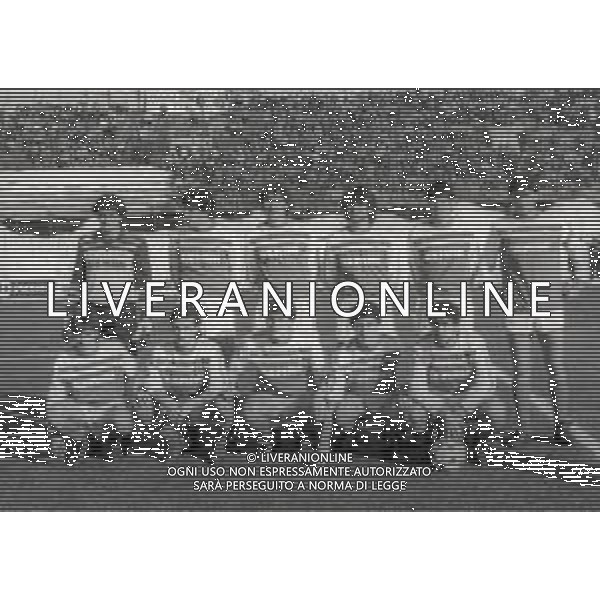 17-02-1985 VARESE CAMPIONATO DI CALCIO SERIE B VARESE LECCE 0-0 NELLA FOTO FORMAZIONE VARESE CALCIO 1984-1985 AG ALDO LIVERANI SAS