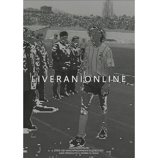 17-02-1985 VARESE CAMPIONATO DI CALCIO SERIE B VARESE LECCE 0-0 NELLA FOTO STEFANO DI CHIARA AG ALDO LIVERANI SAS