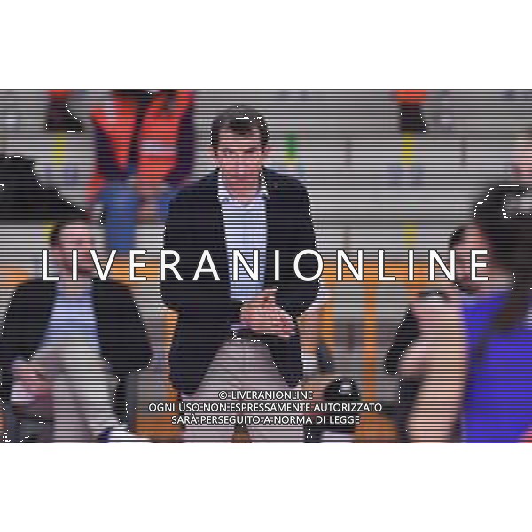 Savino Del Bene Scandicci vs Banca Valsabbina Millennium Brescia - Volleyball Italian Serie A1 Women match 2020/2021, 15 November 2020 scandicci, Italy Photo showing: Enrico Mazzola (Head Coach Banca Valsabbina Millennium Brescia) @LM/Lisa Guglielmi/ AGENZIA ALDO LIVERANI SAS