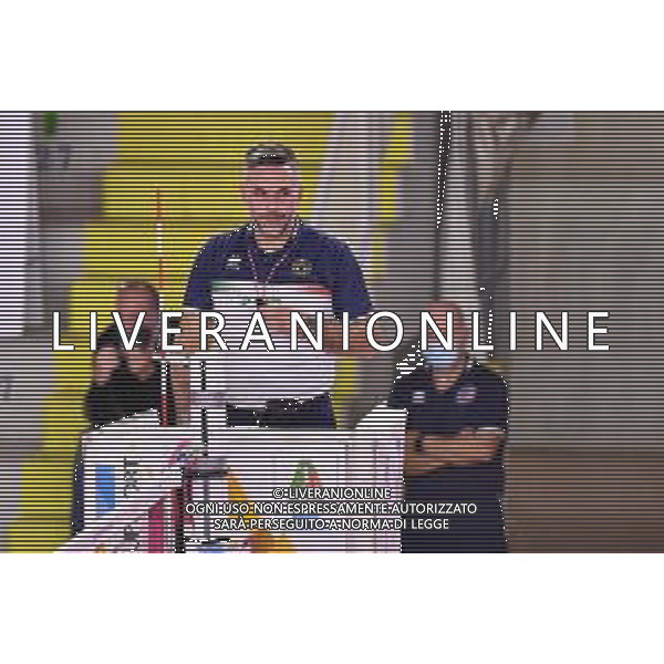 Savino Del Bene Scandicci vs Banca Valsabbina Millennium Brescia - Volleyball Italian Serie A1 Women match 2020/2021, 15 November 2020 scandicci, Italy Photo showing: Vincenzo Carcione (Referee) @LM/Lisa Guglielmi/ AGENZIA ALDO LIVERANI SAS