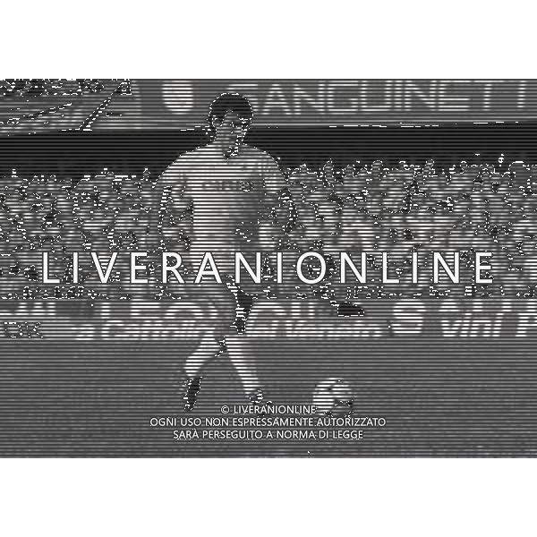 16-09-1984 VERONA CAMPIONATO DI CALCIO SERIE A VERONA NAPOLI 3-1 NELLA FOTO GIUSEPPE BRUSCOLOTTI AG ALDO LIVERANI SAS