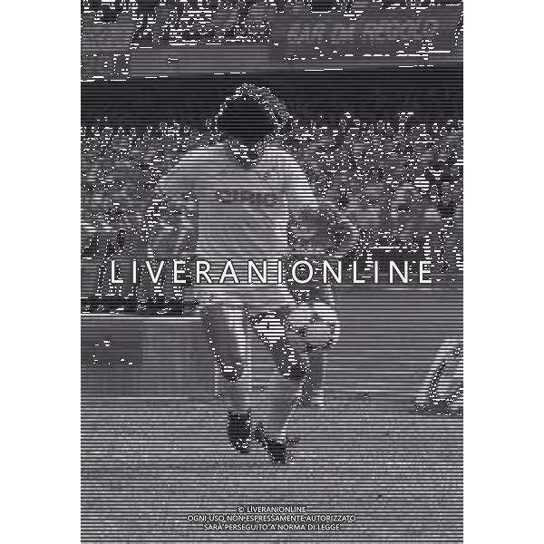 16-09-1984 VERONA CAMPIONATO DI CALCIO SERIE A VERONA NAPOLI 3-1 NELLA FOTO DIEGO MARADONA AG ALDO LIVERANI SAS