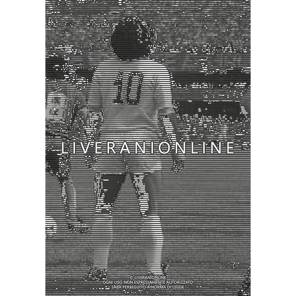 16-09-1984 VERONA CAMPIONATO DI CALCIO SERIE A VERONA NAPOLI 3-1 NELLA FOTO DIEGO MARADONA AG ALDO LIVERANI SAS