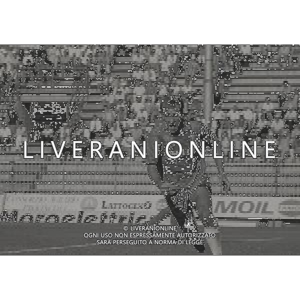 18-09-1988 CREMONA CAMPIONATO DI CALCIO SERIE B CREMONESE MONZA 1-1 NELLA FOTO DOPO GOAL GIANLUCA GAUDENZI AG ALDO LIVERANI SAS