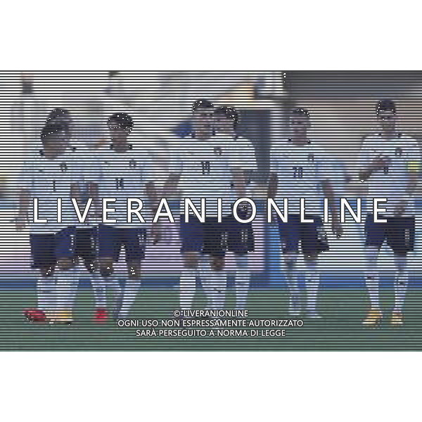 Lignano Sabbiadoro Partita Amichevole ITALIA Under 21 - SLOVENIA Under 21 del 03/09/2020 - nella foto: Alessandro Plizzari(Italia) Maleh Youssef (Italia) Casale Nicolo’ (Italia) Esposito Sebastiano (Italia)Melegoni Filippo (Italia) ©Claudio Zamagni/Agenzia Aldo Liverani Alessandro Plizzari(Italia) Maleh Youssef (Italia) Casale Nicolo’ (Italia) Esposito Sebastiano (Italia)Melegoni Filippo (Italia) during International friendly soccer match between ITALY Under 21 and SLOVENIA Under 21 at G. Teghil Stadium in Lignano Sabbiadoro on September 03 2020. photo credit by Claudio Zamagni/Aldo Liverani Photo Agency