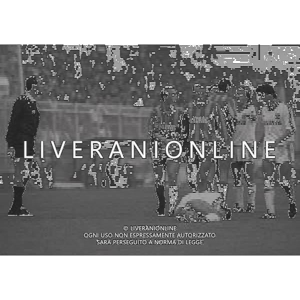 01-11-1987 CREMONA CAMPIONATO DI CALCIO SERIE B CREMONESE GENOA 0-0 NELLA FOTO AZIONE DI GIOCO AG ALDO LIVERANI SAS