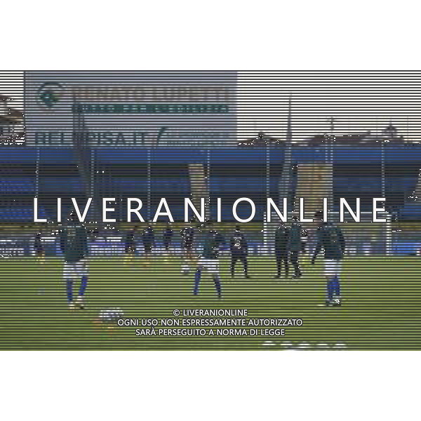 UEFA - Qualificazioni Europee Under 21 del gruppo 1 ITALIA Under21 - SVEZIA Under21 18/11/2020 - nella foto: il riscaldamento dell\'Italia under 21 nel prepartita ©Claudio Zamagni/Agenzia Aldo Liverani during UEFA European Qualifiers group 1 match between Italy under 21 and Sweden under 21at Garibaldi Stadium on November 18 2020 photo credit by Claudio Zamagni/Aldo Liverani Photo Agency/AGENZIA ALDO LIVERANI SAS