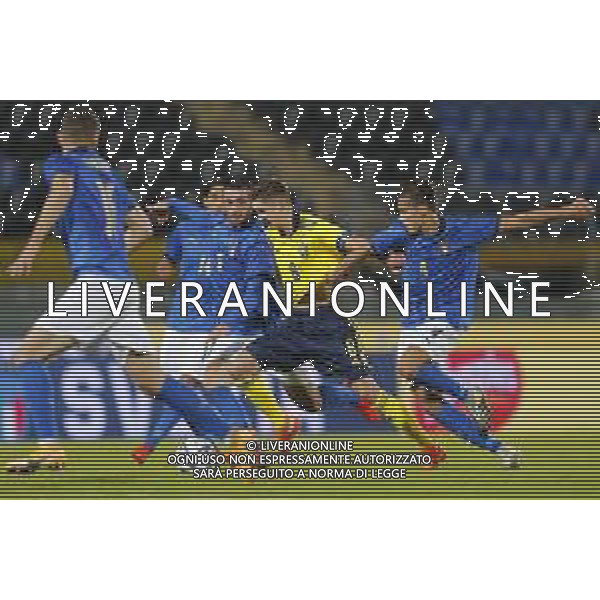 UEFA - Qualificazioni Europee Under 21 del gruppo 1 ITALIA Under21 - SVEZIA Under21 18/11/2020 - nella foto: Cuomo Giuseppe (Italia)Samuele Ricci (Italia)Leo Bengtsson (Sweden) ©Claudio Zamagni/Agenzia Aldo Liverani during UEFA European Qualifiers group 1 match between Italy under 21 and Sweden under 21at Garibaldi Stadium on November 18 2020 photo credit by Claudio Zamagni/Aldo Liverani Photo Agency/AGENZIA ALDO LIVERANI SAS