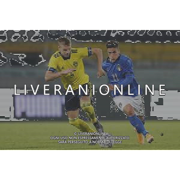 UEFA - Qualificazioni Europee Under 21 del gruppo 1 ITALIA Under21 - SVEZIA Under21 18/11/2020 - nella foto:Raspadori Giacomo (Italia) ©Claudio Zamagni/Agenzia Aldo Liverani during UEFA European Qualifiers group 1 match between Italy under 21 and Sweden under 21at Garibaldi Stadium on November 18 2020 photo credit by Claudio Zamagni/Aldo Liverani Photo Agency/AGENZIA ALDO LIVERANI SAS