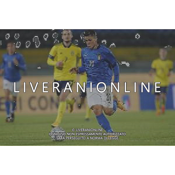 UEFA - Qualificazioni Europee Under 21 del gruppo 1 ITALIA Under21 - SVEZIA Under21 18/11/2020 - nella foto: goal Raspadori Giacomo (Italia) ©Claudio Zamagni/Agenzia Aldo Liverani during UEFA European Qualifiers group 1 match between Italy under 21 and Sweden under 21at Garibaldi Stadium on November 18 2020 photo credit by Claudio Zamagni/Aldo Liverani Photo Agency/AGENZIA ALDO LIVERANI SAS