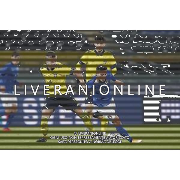 UEFA - Qualificazioni Europee Under 21 del gruppo 1 ITALIA Under21 - SVEZIA Under21 18/11/2020 - nella foto: Raspadori Giacomo (Italia) ©Claudio Zamagni/Agenzia Aldo Liverani during UEFA European Qualifiers group 1 match between Italy under 21 and Sweden under 21at Garibaldi Stadium on November 18 2020 photo credit by Claudio Zamagni/Aldo Liverani Photo Agency/AGENZIA ALDO LIVERANI SAS