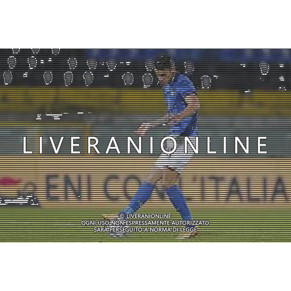 UEFA - Qualificazioni Europee Under 21 del gruppo 1 ITALIA Under21 - SVEZIA Under21 18/11/2020 - nella foto: goal Scamacca Gianluca (Italia) ©Claudio Zamagni/Agenzia Aldo Liverani during UEFA European Qualifiers group 1 match between Italy under 21 and Sweden under 21at Garibaldi Stadium on November 18 2020 photo credit by Claudio Zamagni/Aldo Liverani Photo Agency/AGENZIA ALDO LIVERANI SAS
