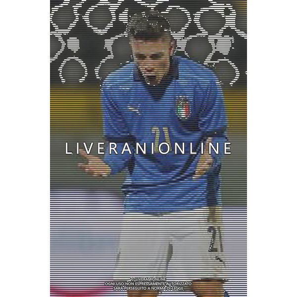 UEFA - Qualificazioni Europee Under 21 del gruppo 1 ITALIA Under21 - SVEZIA Under21 18/11/2020 - nella foto: Raspadori Giacomo (Italia) ©Claudio Zamagni/Agenzia Aldo Liverani during UEFA European Qualifiers group 1 match between Italy under 21 and Sweden under 21at Garibaldi Stadium on November 18 2020 photo credit by Claudio Zamagni/Aldo Liverani Photo Agency/AGENZIA ALDO LIVERANI SAS