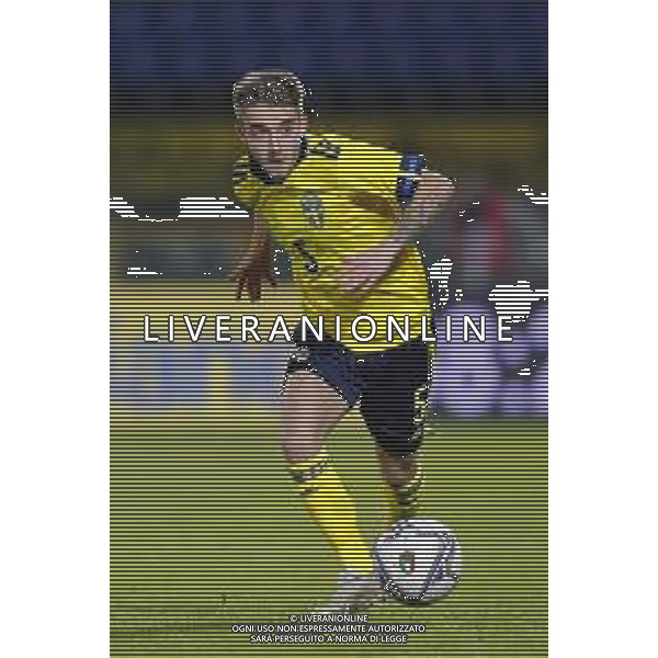 UEFA - Qualificazioni Europee Under 21 del gruppo 1 ITALIA Under21 - SVEZIA Under21 18/11/2020 - nella foto: Anton Kralj (Sweden) ©Claudio Zamagni/Agenzia Aldo Liverani Anton Kralj (Sweden) during UEFA European Qualifiers group 1 match between Italy under 21 and Sweden under 21at Garibaldi Stadium on November 18 2020 photo credit by Claudio Zamagni/Aldo Liverani Photo Agency/AG. ALDO LIVERANI SAS