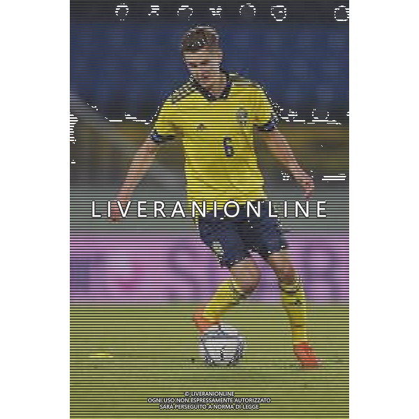 UEFA - Qualificazioni Europee Under 21 del gruppo 1 ITALIA Under21 - SVEZIA Under21 18/11/2020 - nella foto: Leo Bengtsson (Sweden) ©Claudio Zamagni/Agenzia Aldo Liverani Leo Bengtsson (Sweden) during UEFA European Qualifiers group 1 match between Italy under 21 and Sweden under 21at Garibaldi Stadium on November 18 2020 photo credit by Claudio Zamagni/Aldo Liverani Photo Agency/AG. ALDO LIVERANI SAS