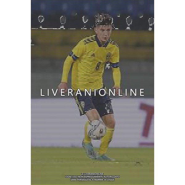 UEFA - Qualificazioni Europee Under 21 del gruppo 1 ITALIA Under21 - SVEZIA Under21 18/11/2020 - nella foto: Armin Gigovic (Sweden) ©Claudio Zamagni/Agenzia Aldo Liverani Armin Gigovic (Sweden) during UEFA European Qualifiers group 1 match between Italy under 21 and Sweden under 21at Garibaldi Stadium on November 18 2020 photo credit by Claudio Zamagni/Aldo Liverani Photo Agency/AG. ALDO LIVERANI SAS