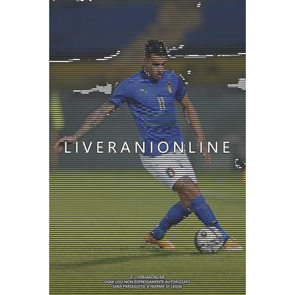 UEFA - Qualificazioni Europee Under 21 del gruppo 1 ITALIA Under21 - SVEZIA Under21 18/11/2020 - nella foto: Scamacca Gianluca (Italia) ©Claudio Zamagni/Agenzia Aldo Liverani Scamacca Gianluca (Italia) during UEFA European Qualifiers group 1 match between Italy under 21 and Sweden under 21at Garibaldi Stadium on November 18 2020 photo credit by Claudio Zamagni/Aldo Liverani Photo Agency/AG. ALDO LIVERANI SAS