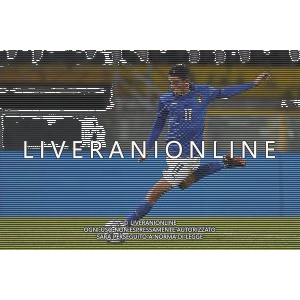 UEFA - Qualificazioni Europee Under 21 del gruppo 1 ITALIA Under21 - SVEZIA Under21 18/11/2020 - nella foto: Frattesi Davide (Italia) ©Claudio Zamagni/Agenzia Aldo Liverani Frattesi Davide (Italia) during UEFA European Qualifiers group 1 match between Italy under 21 and Sweden under 21at Garibaldi Stadium on November 18 2020 photo credit by Claudio Zamagni/Aldo Liverani Photo Agency/AG. ALDO LIVERANI SAS