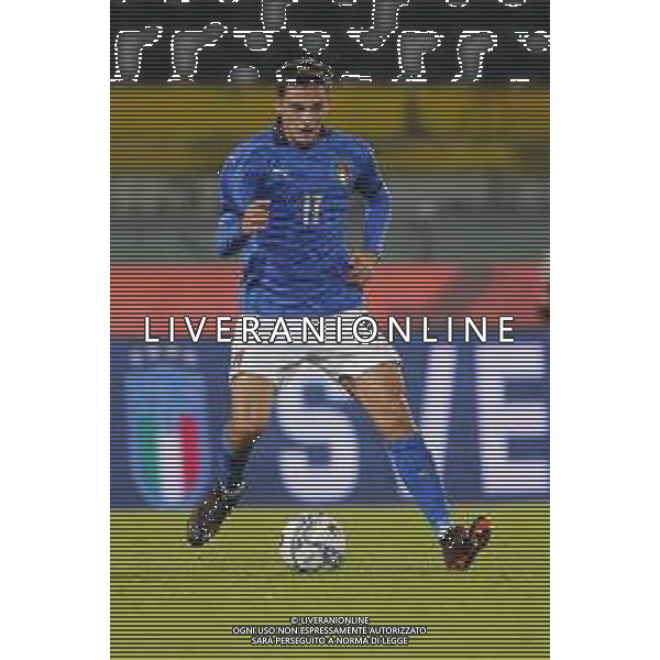 UEFA - Qualificazioni Europee Under 21 del gruppo 1 ITALIA Under21 - SVEZIA Under21 18/11/2020 - nella foto:Zappa Gabriele (Italia) ©Claudio Zamagni/Agenzia Aldo Liverani Zappa Gabriele (Italia) during UEFA European Qualifiers group 1 match between Italy under 21 and Sweden under 21at Garibaldi Stadium on November 18 2020 photo credit by Claudio Zamagni/Aldo Liverani Photo Agency/AG. ALDO LIVERANI SAS