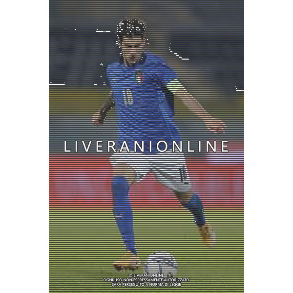UEFA - Qualificazioni Europee Under 21 del gruppo 1 ITALIA Under21 - SVEZIA Under21 18/11/2020 - nella foto: Melegoni Filippo(Italia) ©Claudio Zamagni/Agenzia Aldo Liverani Melegoni Filippo(Italia) during UEFA European Qualifiers group 1 match between Italy under 21 and Sweden under 21at Garibaldi Stadium on November 18 2020 photo credit by Claudio Zamagni/Aldo Liverani Photo Agency/AG. ALDO LIVERANI SAS